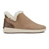 Olukai Malua Hulu Genuine Shearling Slip-on Sneaker In Tan/tapa