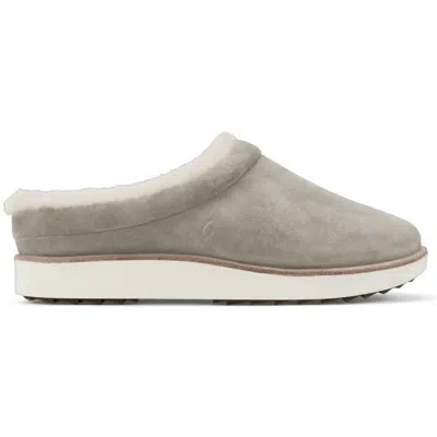 Olukai Mani Genuine Shearling Slipper In Gray