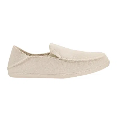 Olukai Women's Nohea Hulu Terry Cloth Slippers In Bone In Neutral