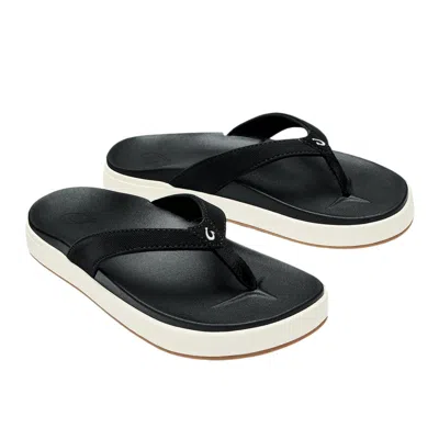 Olukai Women's Nu' A Pi'o Beach Sandal In Black