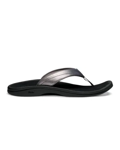 Olukai Women's Ohana Sandal In Pewter In Silver