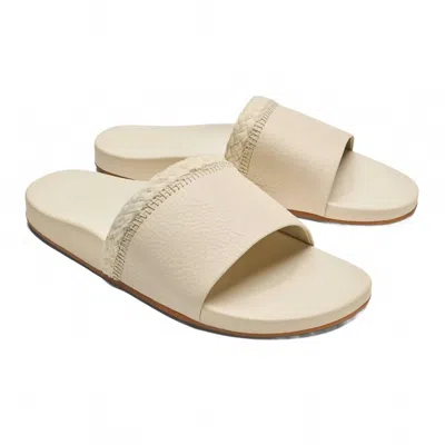 Olukai Women's Pakea Sandal In White Sand/white Sand In Multi