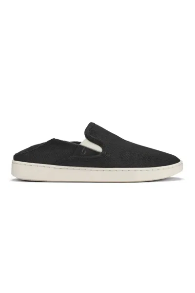 Olukai Women's Pehuea Slip On Shoe In Black/black In Multi