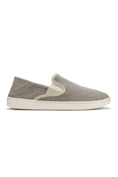 Olukai Women's Pehuea Slip On Shoe In Tapa In Gray