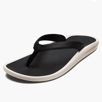 Olukai Women's Pi'oe Beach Sandals In Black/dk Shadow