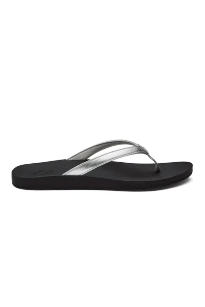 Olukai Women's Puawe Sandals In Silver/black