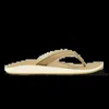 Olukai Women's Southshore Waterproof Leather Sandals In Toasted Coconut In Gold