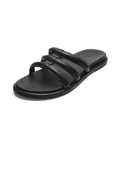 Olukai Women's Tiare Slide Leather Sandals In Black