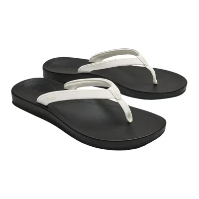 Olukai Women's Uiki Sandal In Bright White/lava Rock In Multi