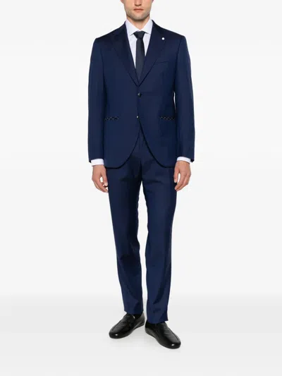 Olymp Spread-collar Long-sleeve Shirt In Blue