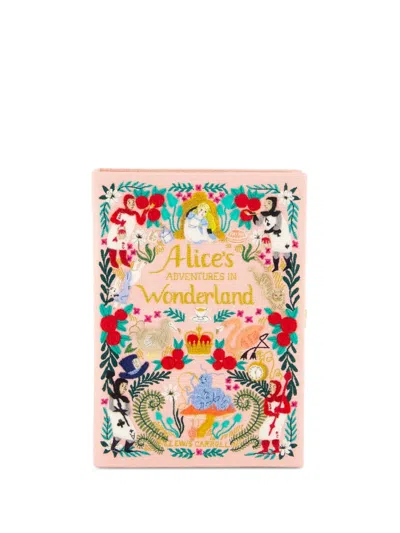 Olympia Le-tan Alice's Adventures In Wonderland Clutch In Pink
