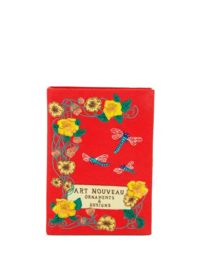 Olympia Le-tan Embroidered-floral Clutch Bag