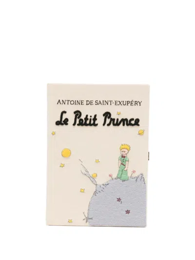 Olympia Le-tan Embroidered 'petit Prince' Mini Bag In Neutral