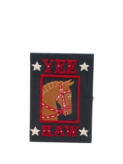 Olympia Le-tan Horse-appliqué Mini Bag In Multi