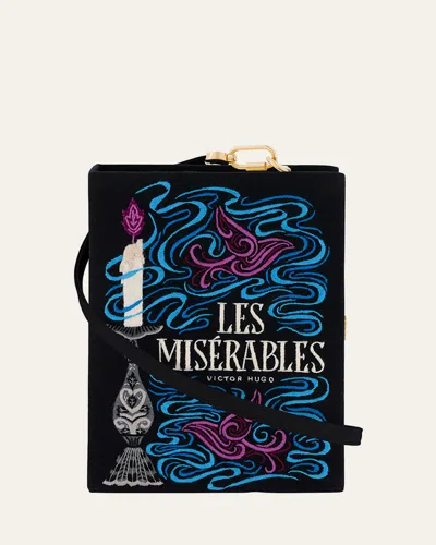 Olympia Le-tan Les Miserables Book Clutch Bag In Black