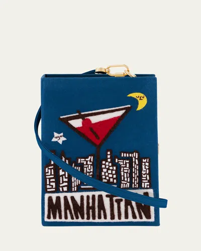Olympia Le-tan Manhattan Cocktail Book Clutch Bag