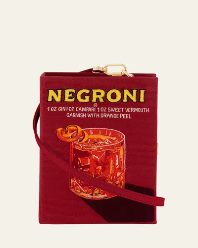 Olympia Le-tan Negroni Book Clutch Bag In Book Clutch Negroni Strapped