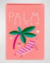 Olympia Le-tan Small Palm Beach Book Clutch Bag In Peony