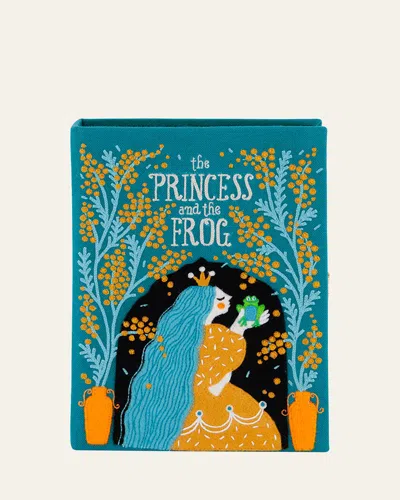 Olympia Le-tan The Princess And The Frog Book Clutch Bag In Blue