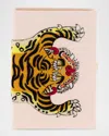 Olympia Le-tan Tiger Book Clutch Bag In Black