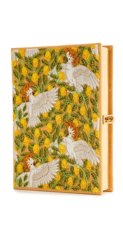 Olympia Le-tan V & A Parrots Book Clutch Potentille Latim