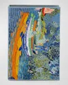 Olympia Le-tan Van Gogh Bank Of Oise Book Clutch Bag In Lagune