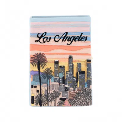 Olympia Le-tan Women's Book Clutch Bag In Los Angeles In Multi