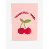 Olympia Le-tan Womens Rose Tex Mamma Mia Embroidered Book Cotton-blend Clutch Bag