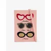 Olympia Le-tan Womens Rose Tex Sunglasses Cotton-blend Clutch Bag