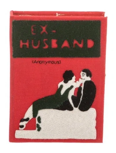 Pre-owned Olympia Le-tan Canvas Clutch In Red