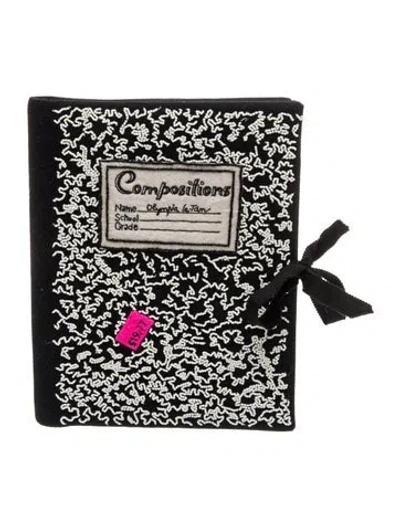 Pre-owned Olympia Le-tan Canvas Portfolio In Black