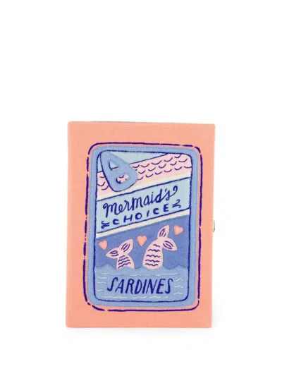Olympia Le-tan Mermaid´s Choice Embroidered Book Clutch Bag In Multi