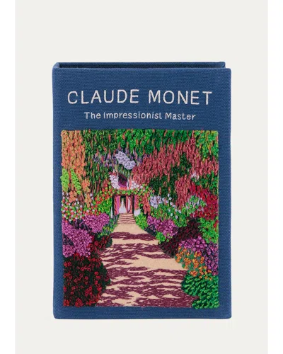 Olympia Le-tan Museum Claude Monet Book Clutch Bag In Ocean