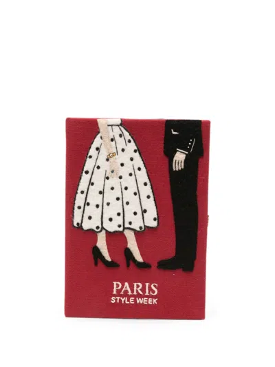 Olympia Le-tan Paris Style Week Clutch Bag In Red