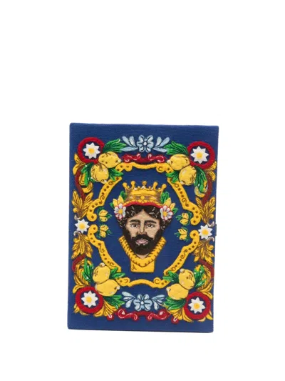 Olympia Le-tan Sicilian Legends Clutch Bag In Blue