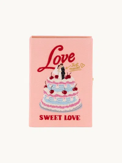 Olympia Le-tan Sweet Love Clutch In Red