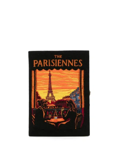 Olympia Le-tan The Parisiennes Book Clutch Bag In Black