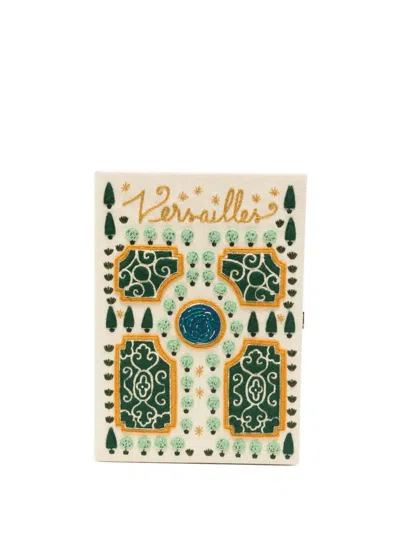 Olympia Le-tan Versailles Embroidered Clutch Bag In Neutral