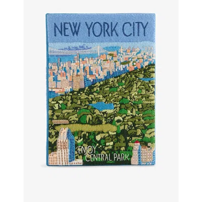 Olympia Le-tan Womens New York City Book Clutch Bag Lavande Pierre