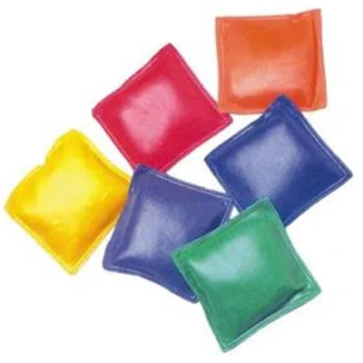 Olympia Sports Vinyl Bean Bags - 6 In. (1 Doz.)(2 Ea. Color) In Multi