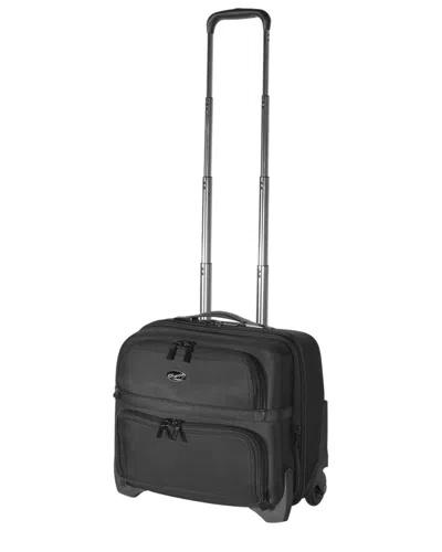 Olympia Usa Elite Rolling Overnighter With Laptop In Black