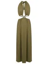 Olympiah Cut-out Maxi Dress In Green