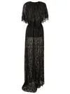 Olympiah Estrela Lace Dress In Black