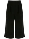 Olympiah High-waisted Bermuda Shorts In Black