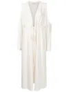 Olympiah Jussi Tie-fastening Dress In White