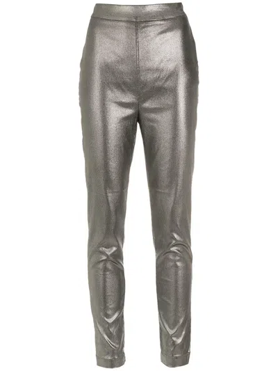 Olympiah Metallic-effect High-waisted Leggings