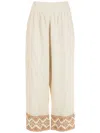 Olympiah Ruched Cropped Top In Neutrals
