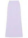 Olympiah Side-slit Midi Skirt In Purple