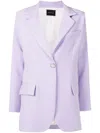 Olympiah Single-breasted Tailored Blazer In Purple