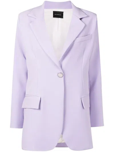 Olympiah Single-breasted Tailored Blazer In Purple